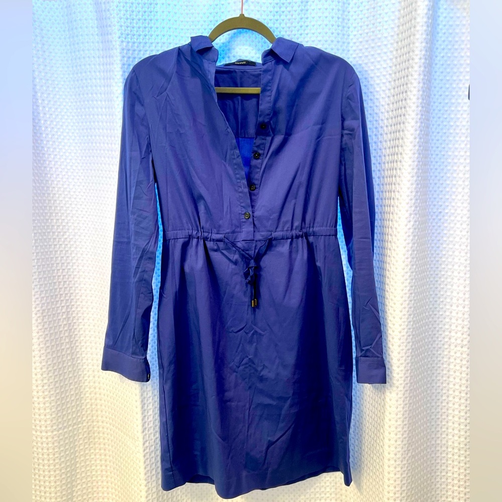 TAHARI Button up shirt dress, purple, size 6, like new!